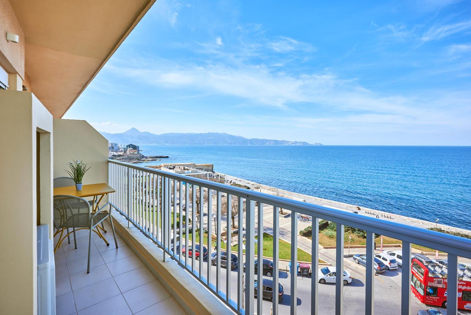Crete - Heraklion Sea View Apartment 1 Exteriör bild